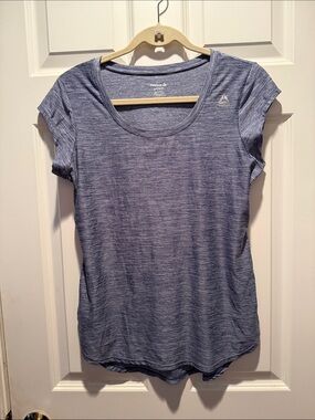 Reebok Women’s Heathered Blue Short Sleeve Performance Tee